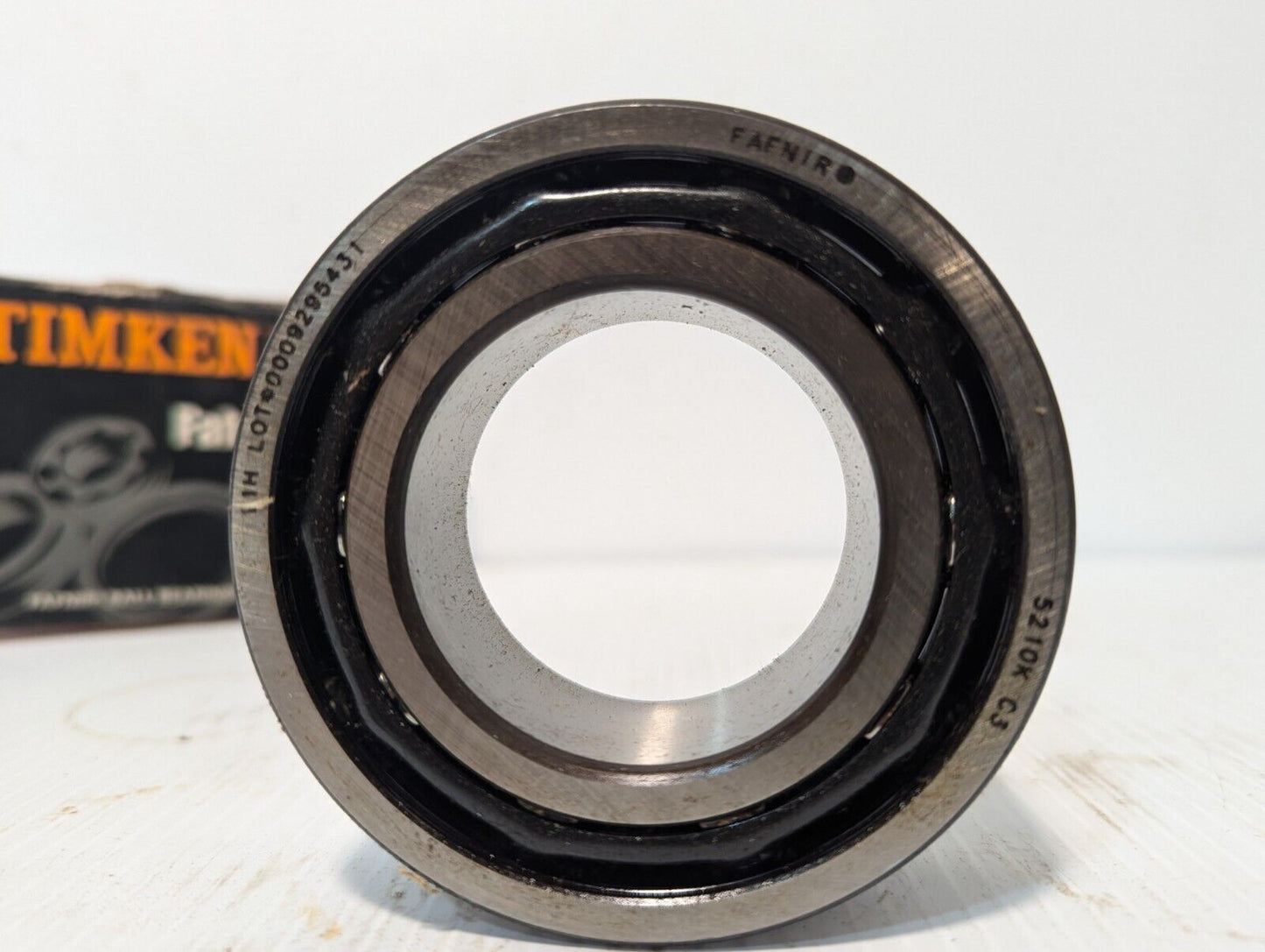 Timken 5210K C3 double row angular contact bearing, 50 mm Bore, 3.5433 in OD