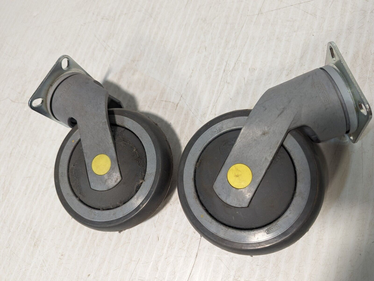 Tente Caster Steel Wheel 125x32 - Free Shipping