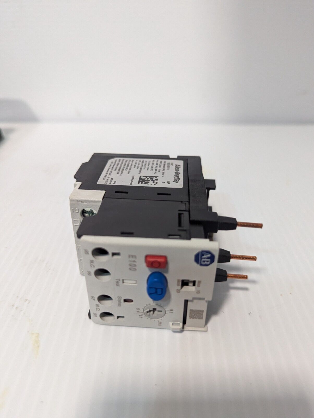 Allen-Bradley E100, 193-1EEEB overload relay, class 10/20, manual/auto-manual