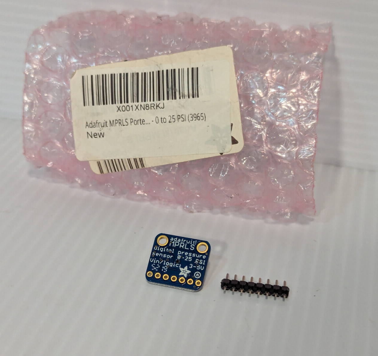 Adafruit! MPRLS Digital Ported Berometric Pressure Sensor 0-25 PSI, 3-5 V
