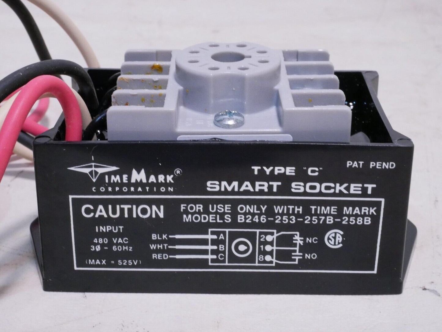 Time Mark SS-480 98054401 SMART SOCKET, TYPE C, 480 VAC
