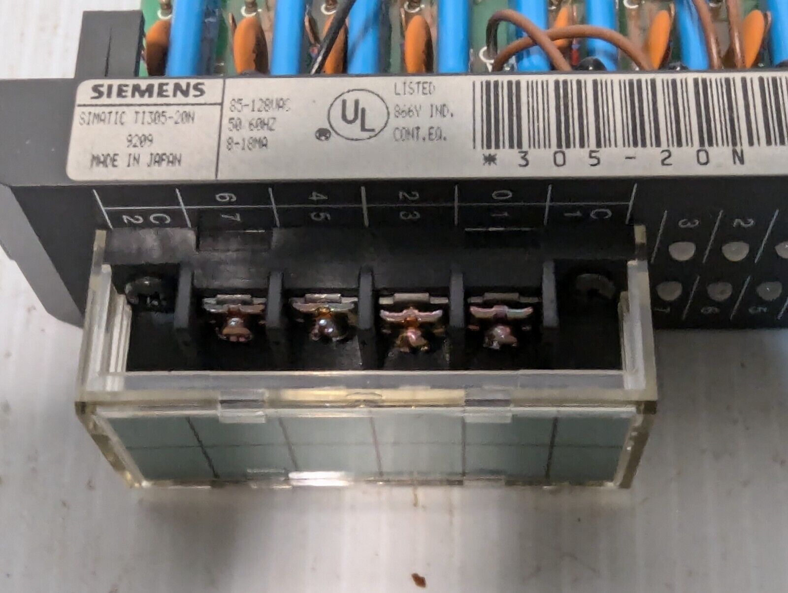 Texas Instruments 305-20N PLC Input Module 115 VAC - Free Shipping