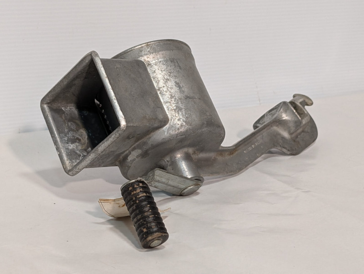 Vintage Kitchen Craft Aluminum Manual Hand Crank Food Processor