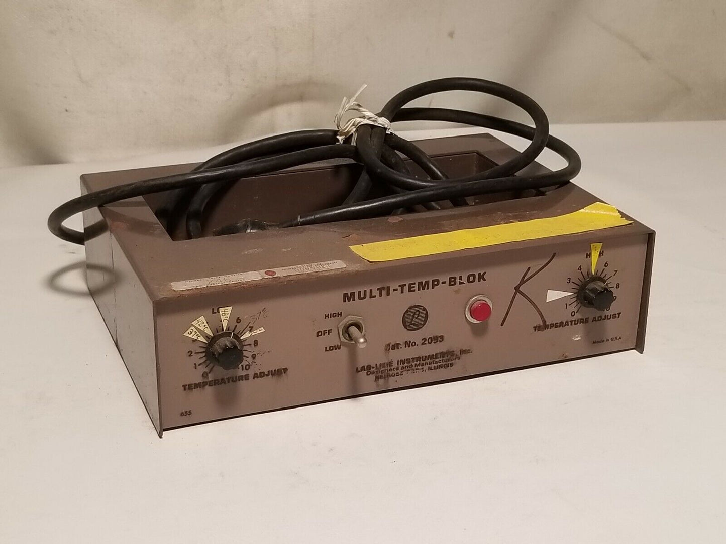 Lab-Line 2093 Multi-Temp-Blok dry block heater, no heating blocks