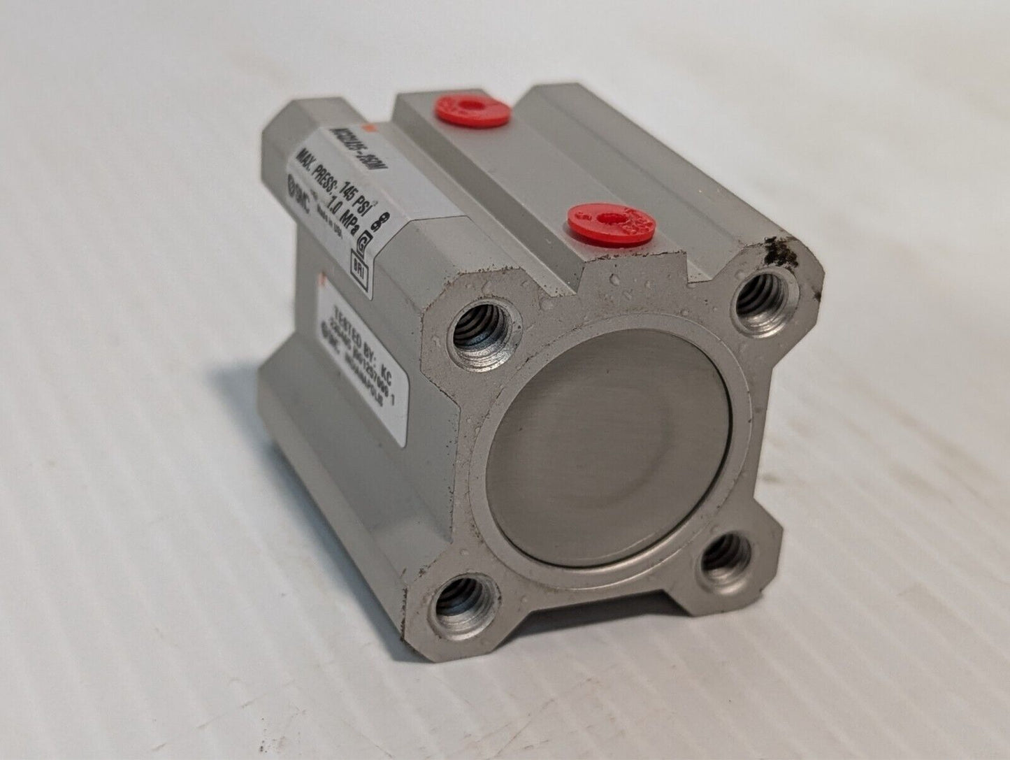 SMC NCQ2A25-35DM Compact Pneumatic Cylinder 25mm Bore 35mm Stroke - Free Ship