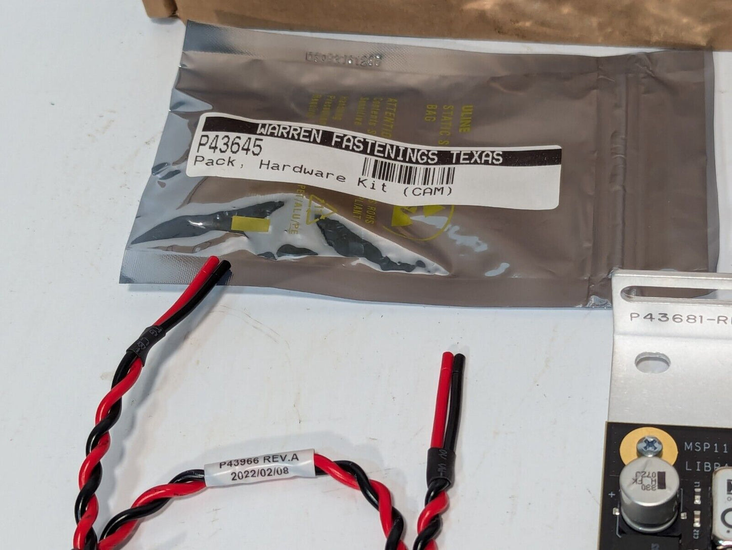 Libra STY-30209-02, MSP11924 rev. B, P43644-B circuit board, TTM 329036-01