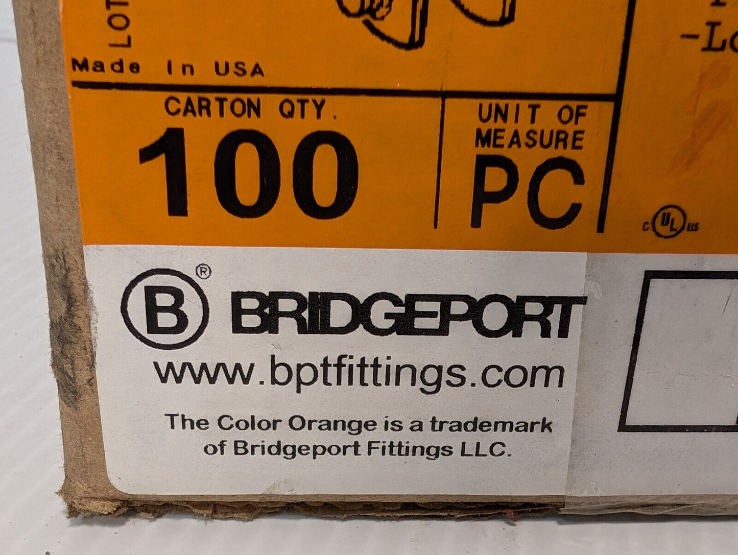 100 Ct. box Bridgeport Fittings 2100 3/8"-1/2" Rigid Conduit Hangers, Free Ship.