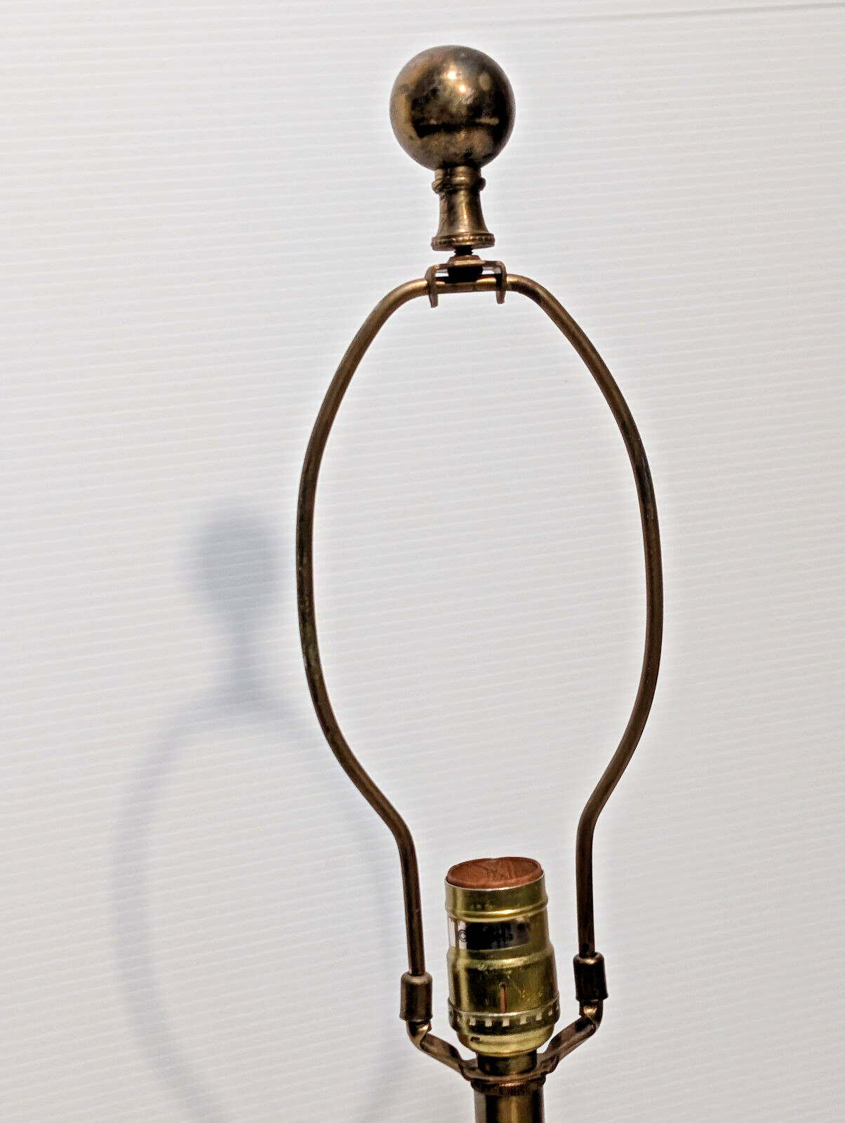 Stiffel Vintage, Antique, MCM, 34" Brass Table Lamp, Pineapple,Hollywood Regency