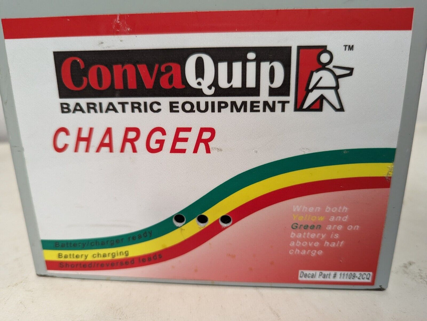 ConvaQuip Bariatric Equipment charger, 11109-2CQ