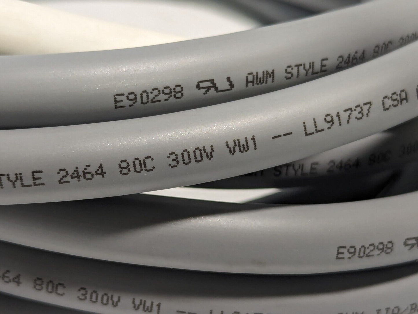 173K357G06 W4057 E90298 AWM Style 2464 80C 300V Cable Assembly - Free Shipping