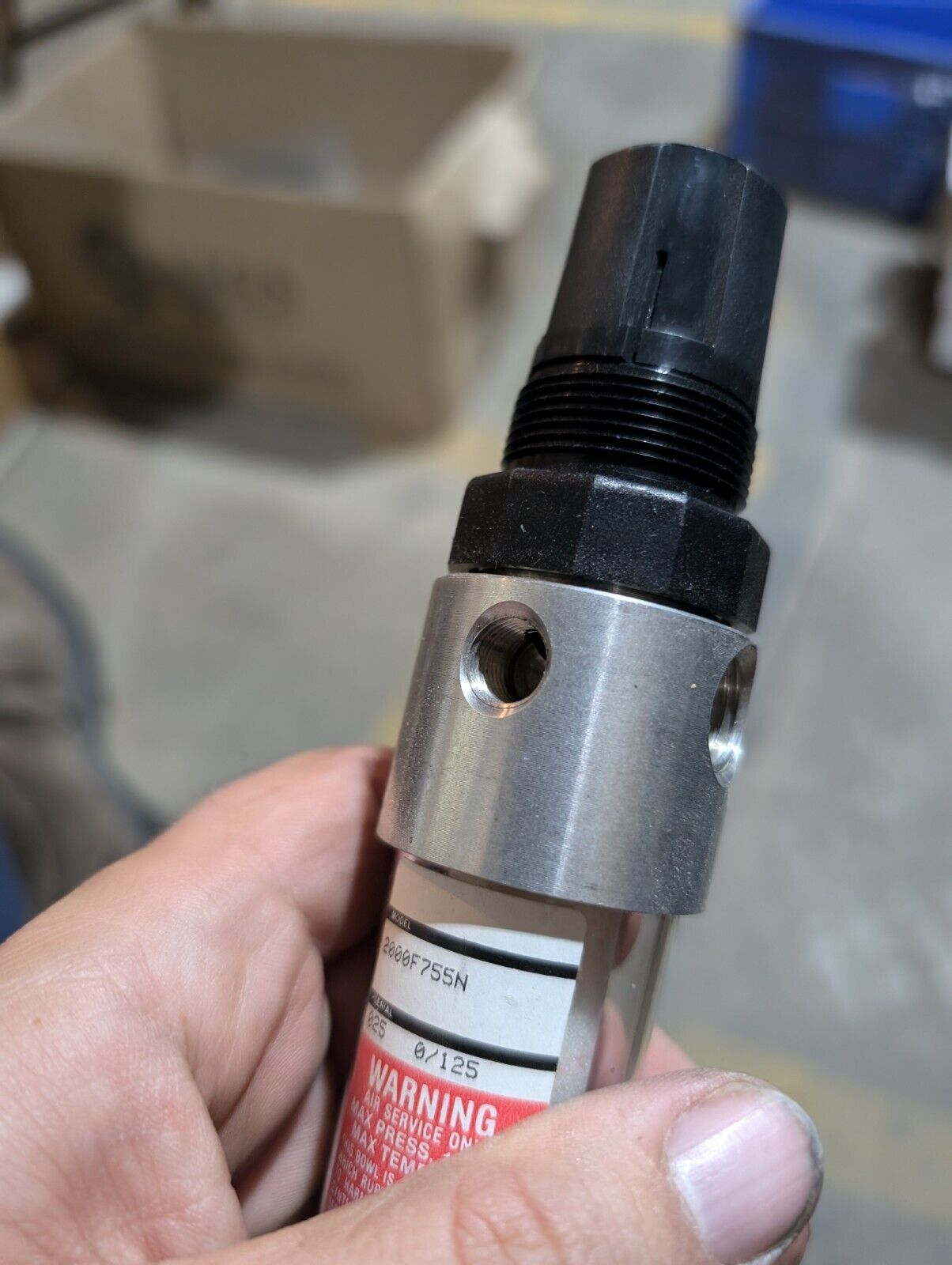 Watts 2000F755N Air Pressure Regulator 025 0/125,150PSI 120°F Max, Free Shipping