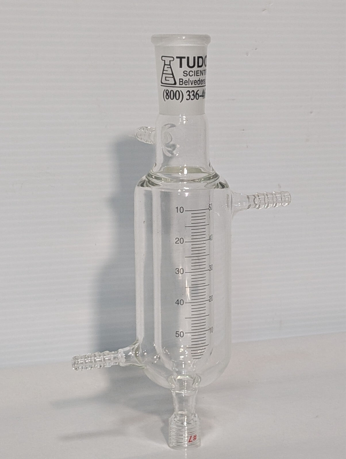 Tudor Scientific #7 Graham Condenser Reaction Vessel 5-Neck