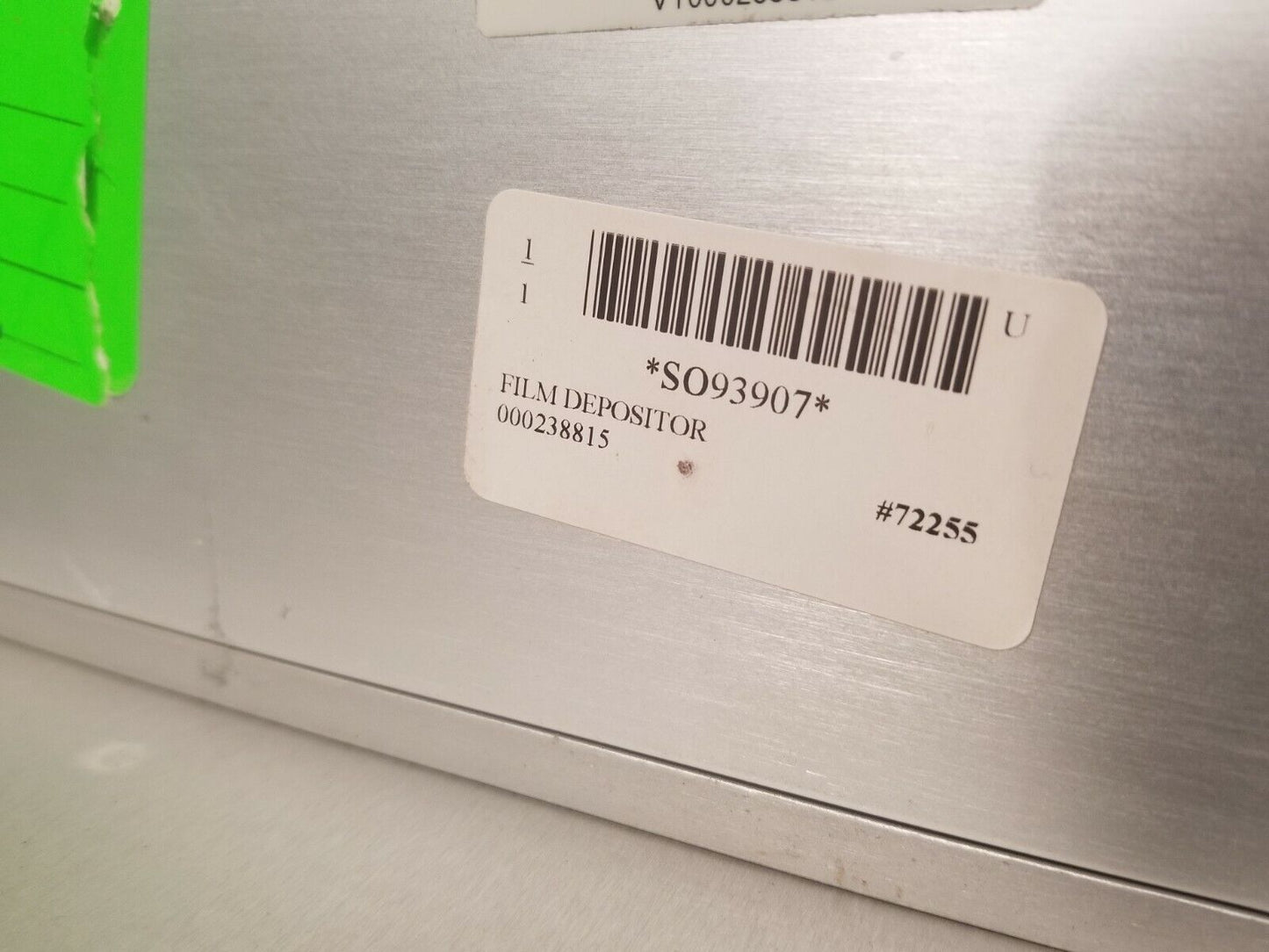 Custom film deposition system, aluminum, from Virginia Tech chemistry department