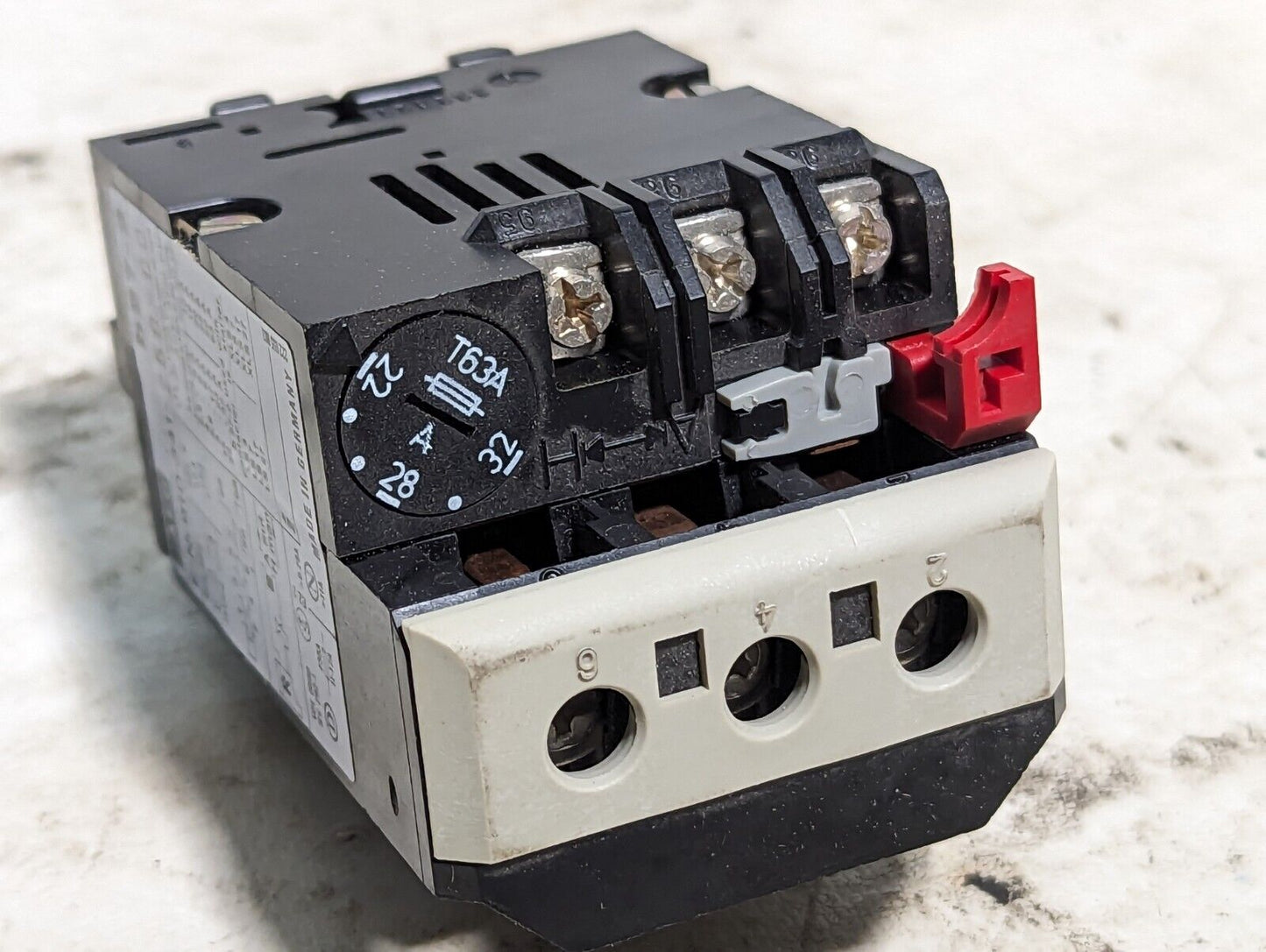 AEG b27-2 thermal overload relay, 910-341-258-00, 2.2-32A