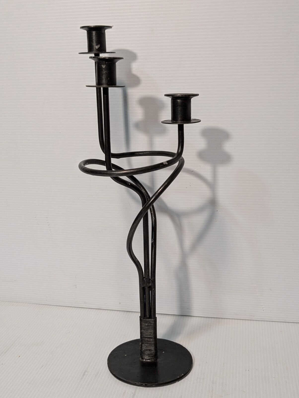 Wrought Iron Decorative Candle Holder/ Candlelabra, 3 Holders - Free Shipping