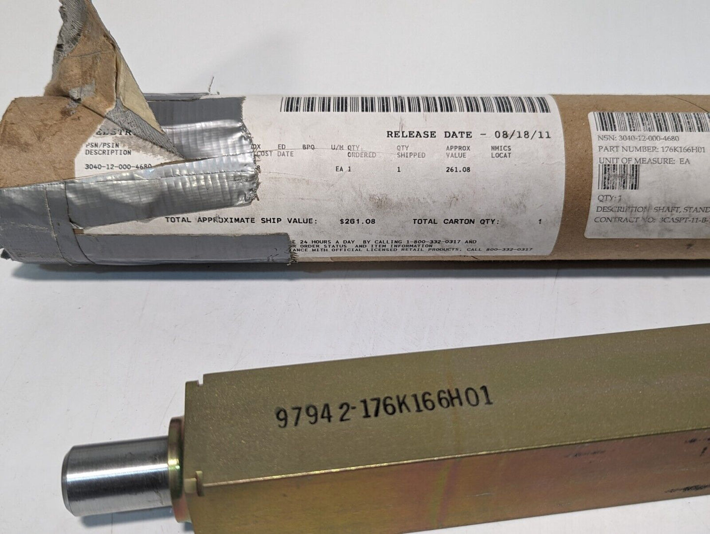 3040-12-000-4680 176K166H01 Standard Metering Idle Shaft - Free Shipping