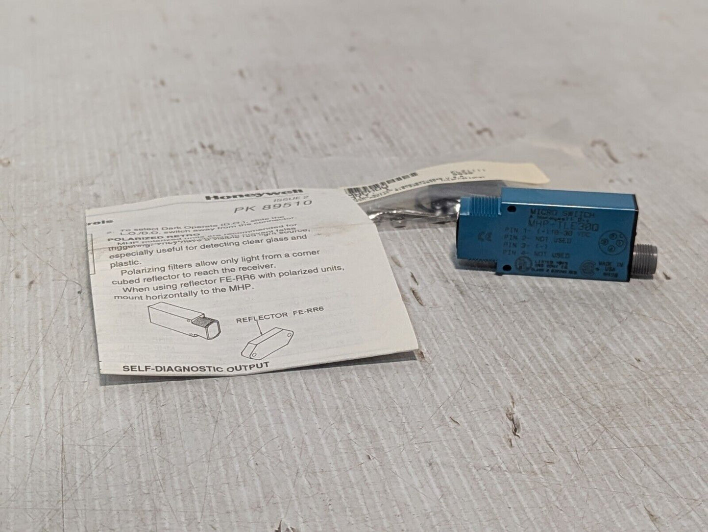 Honeywell MHP-TLE30Q Photoelectric Sensor Switch, Micro Switch - Free Shipping