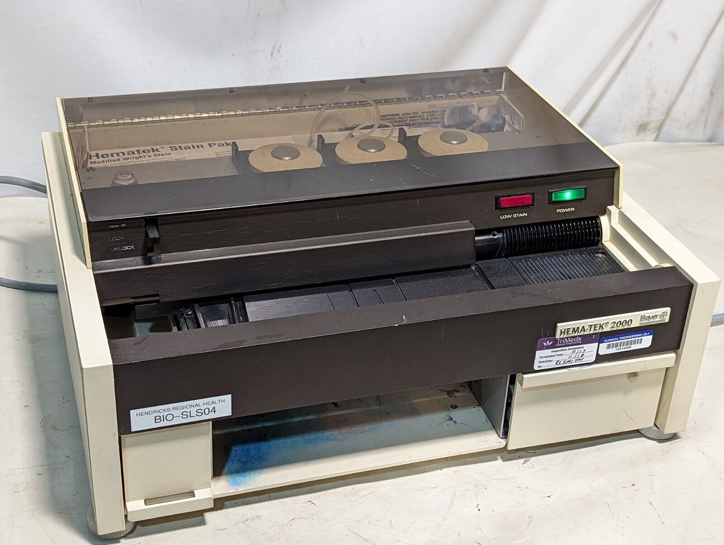 Bayer Hema-Tek 2000 Hematology Slide Stainer