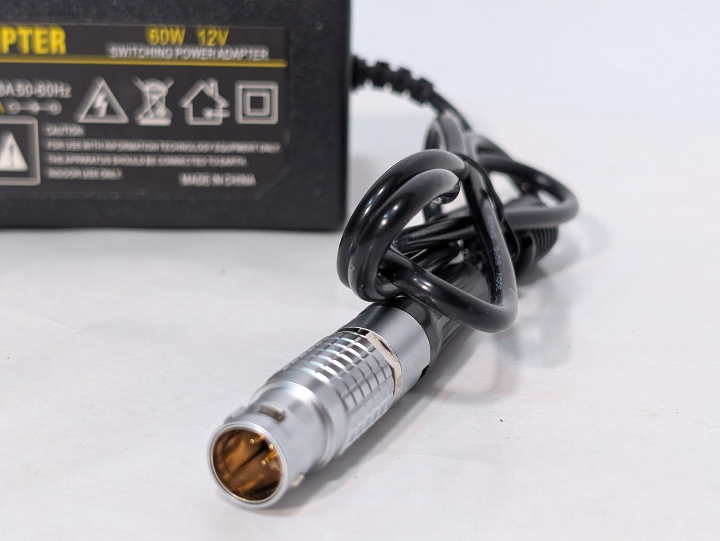 Unbranded LGY-201 Switching Power Adapter, 60W, 12V, AC\DC, 5 Pin Connector