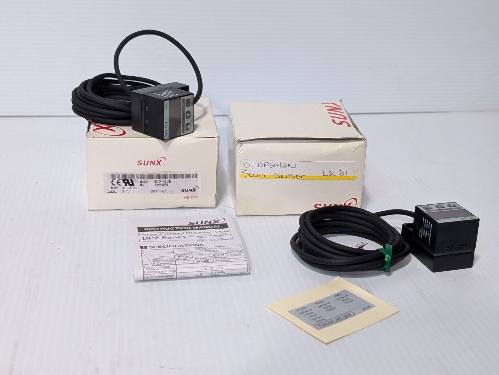 SunX DP2-42N Pressure Sensor, LED display, Digital, DP2 -Free Shipping & Returns
