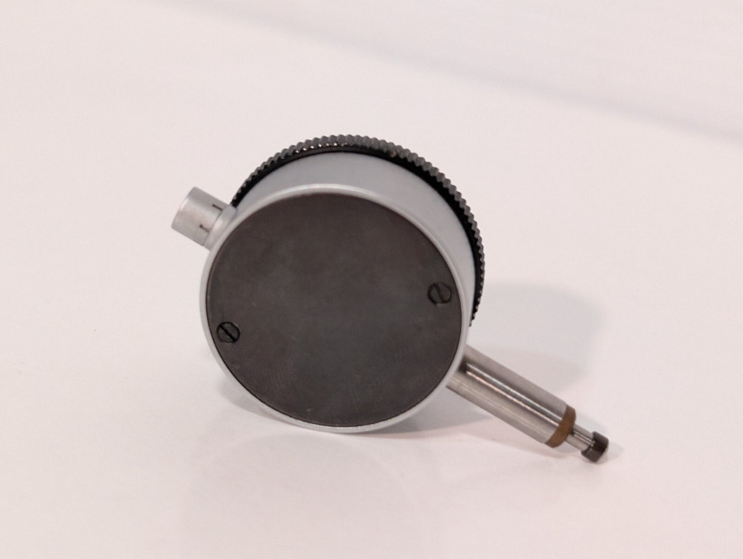 Starrett 80-144J Miniature Dial Indicator with Flat Back, 0-.100" Range: .001"