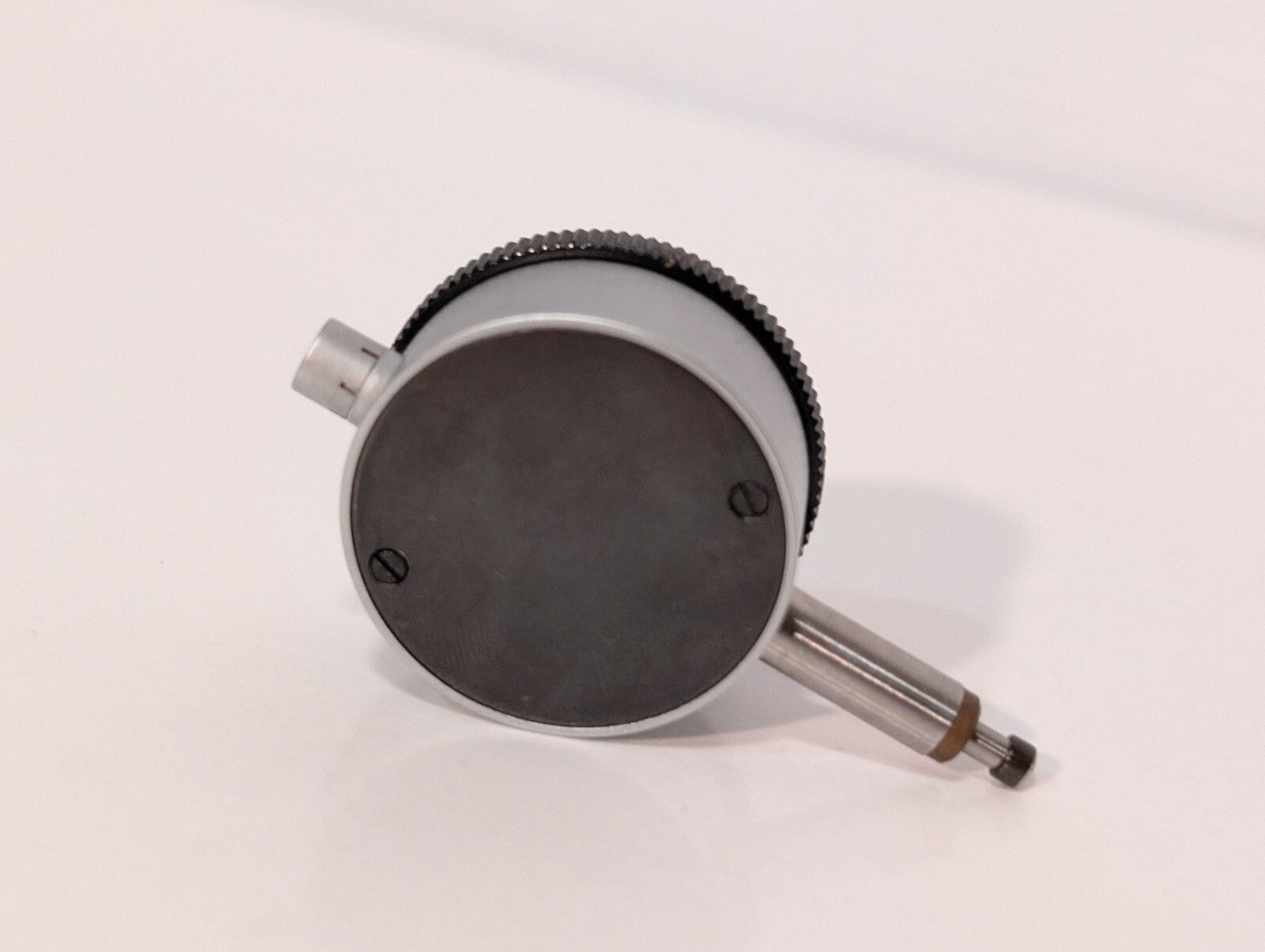 Starrett 80-144J Miniature Dial Indicator with Flat Back, 0-.100" Range: .001"