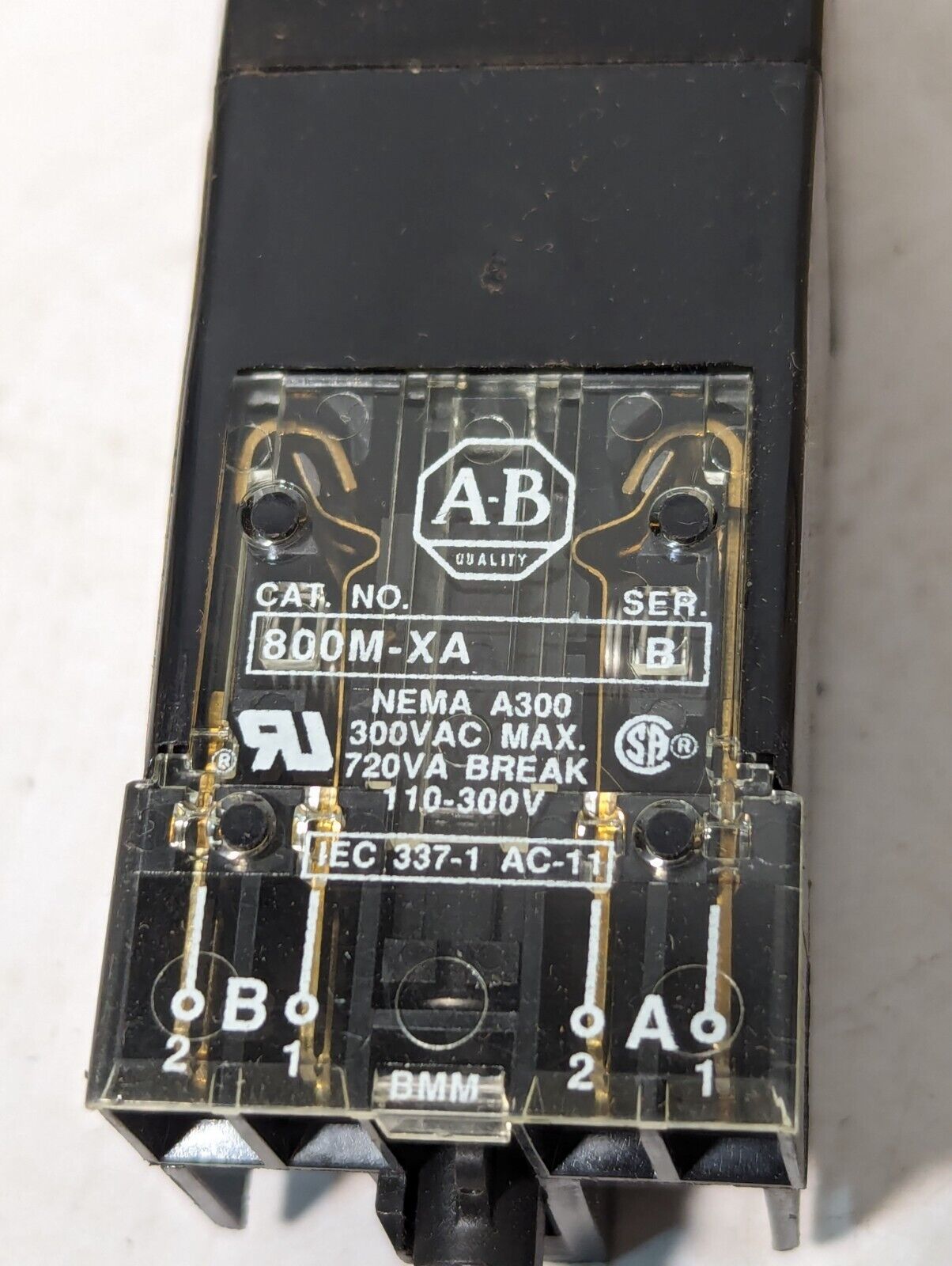 Allen Bradley 800MR-FXP16X Push-Pull Control , 110/120V, Illuminated Red