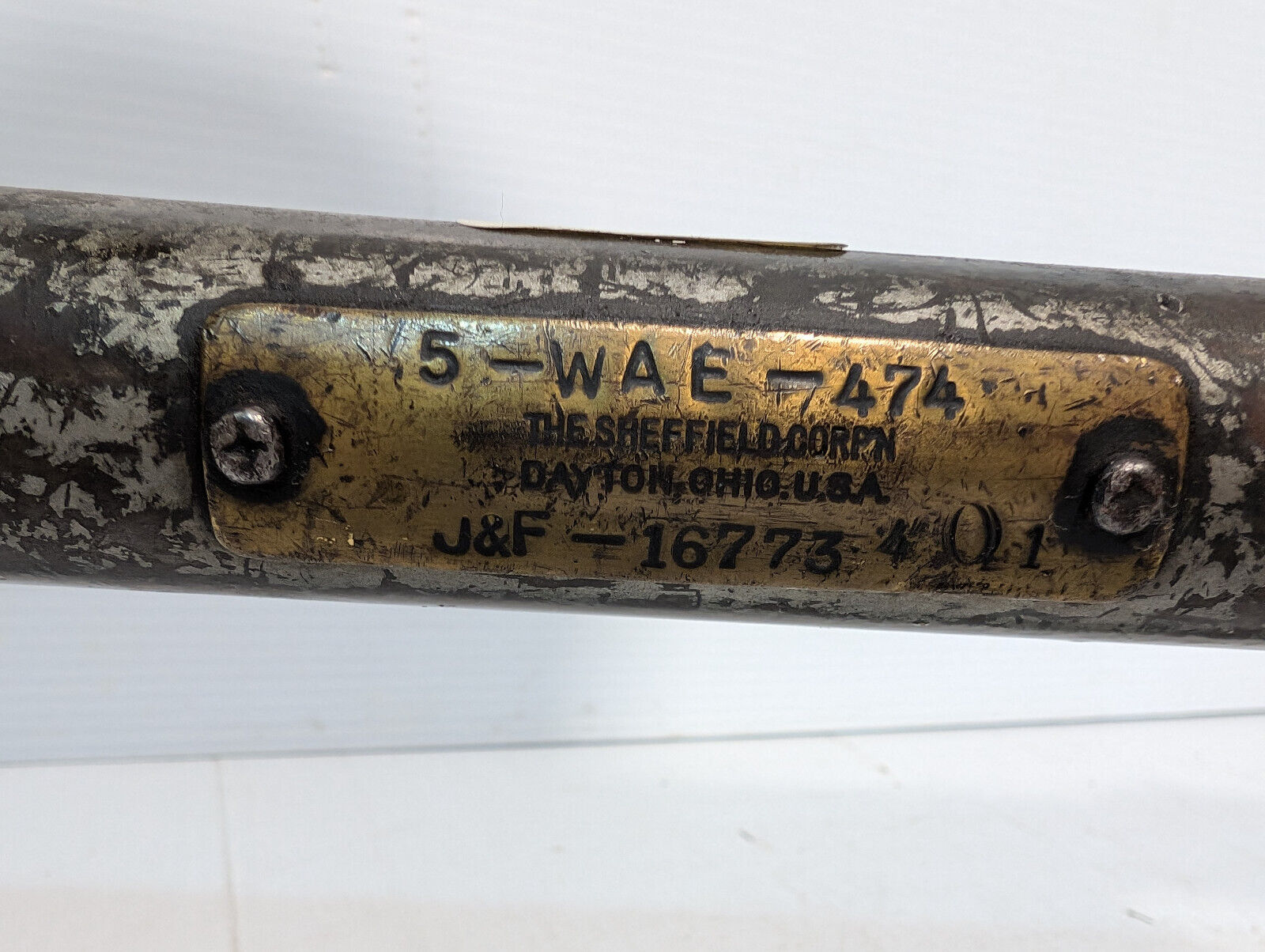 The Sheffield Corp. 5-WAE-474, J&F 16773 Calibration, Precision Part -Free Ship.