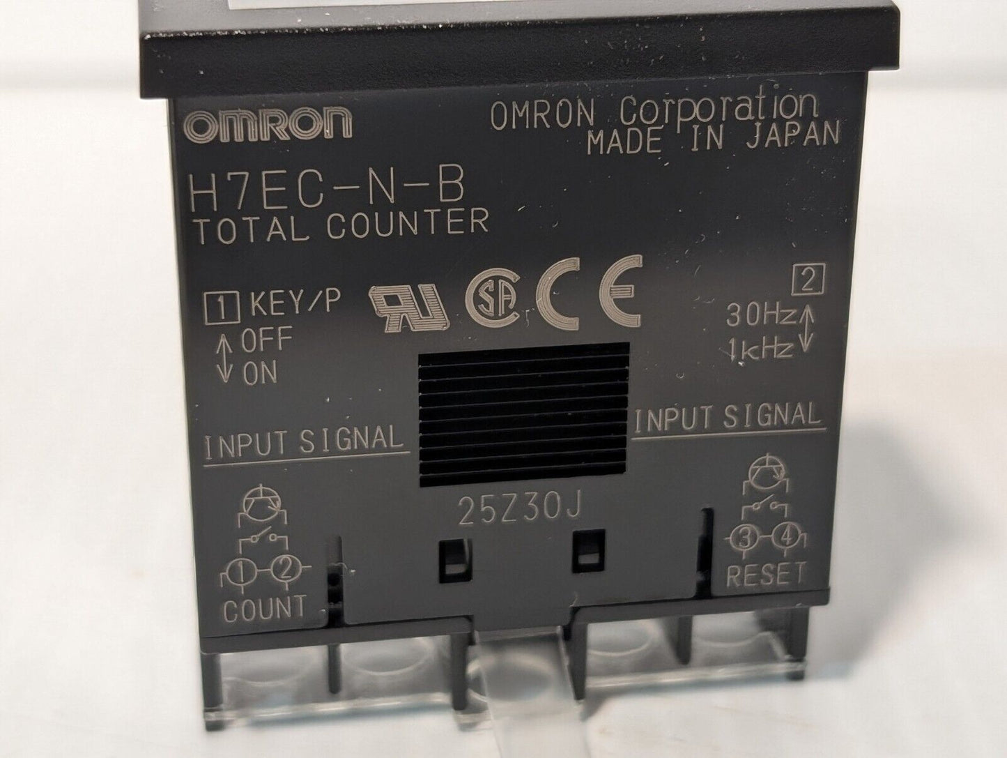 Omron H7EC-N-B Black Miniature Total Counter 7 Segment LCD - Free Shipping