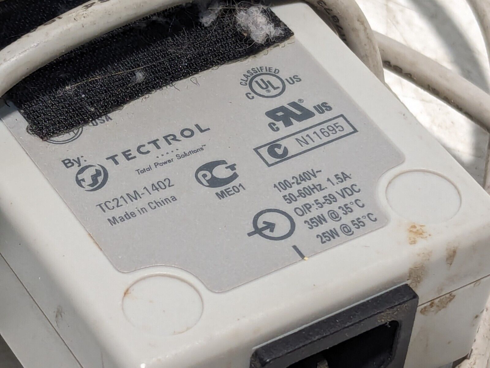 Tectrol Total Power  TC21M-1402 N11695 100-240V 50-60Hz 1.5A - Free Shipping