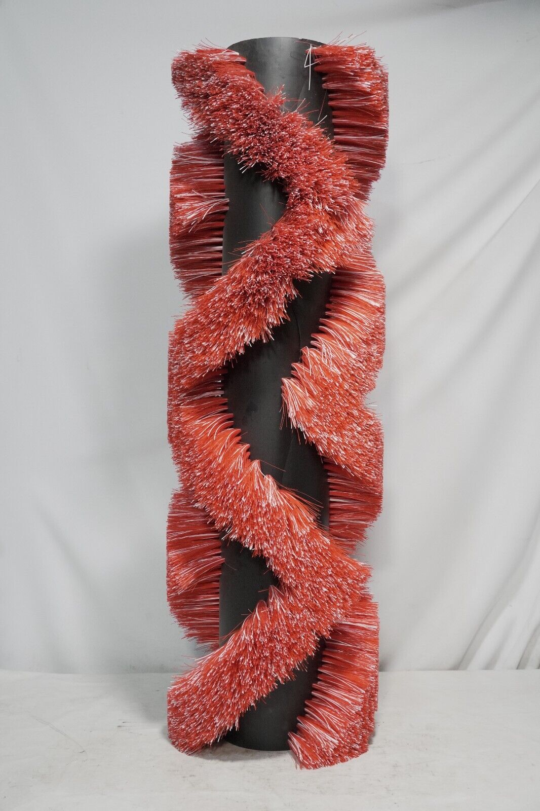 45 inch long scrub roller brush, 5-13/16 inch inside diameter, 14.5 in diameter