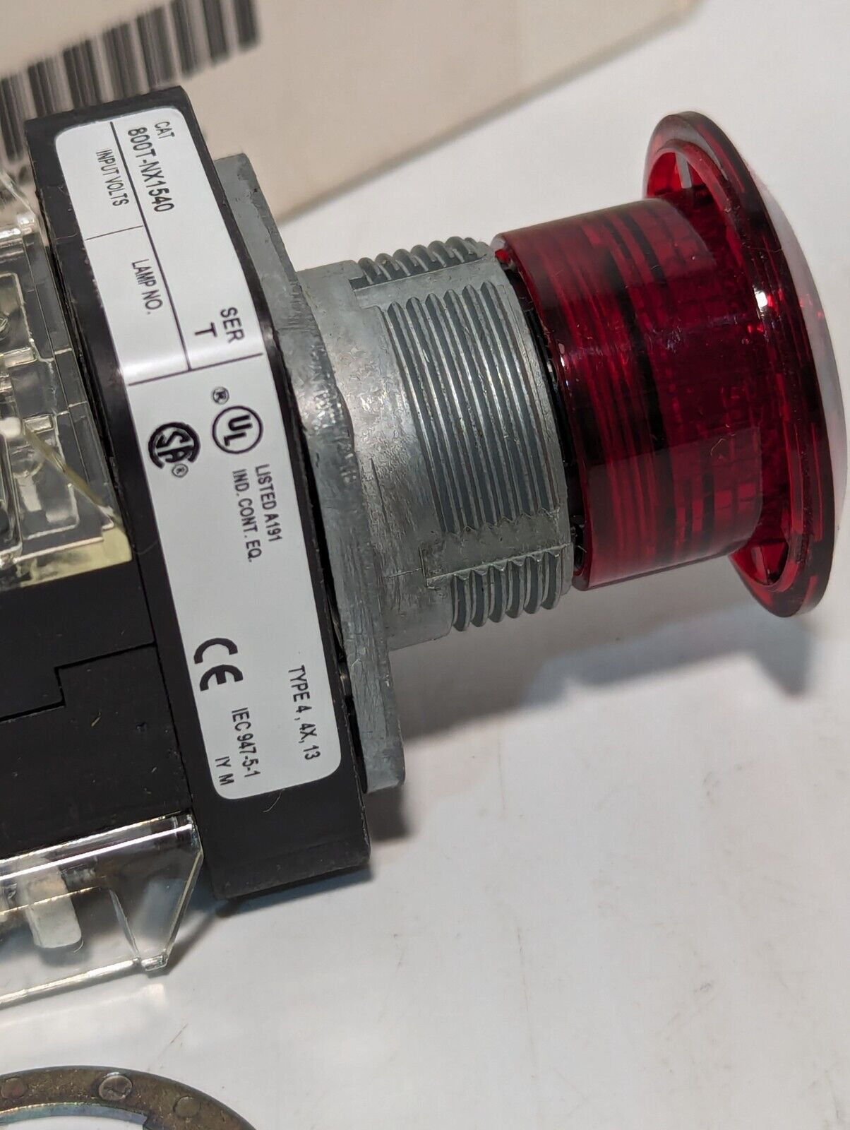 ALLEN BRADLEY 800T-NX1540 PUSHBUTTON SER.T - Free Shipping