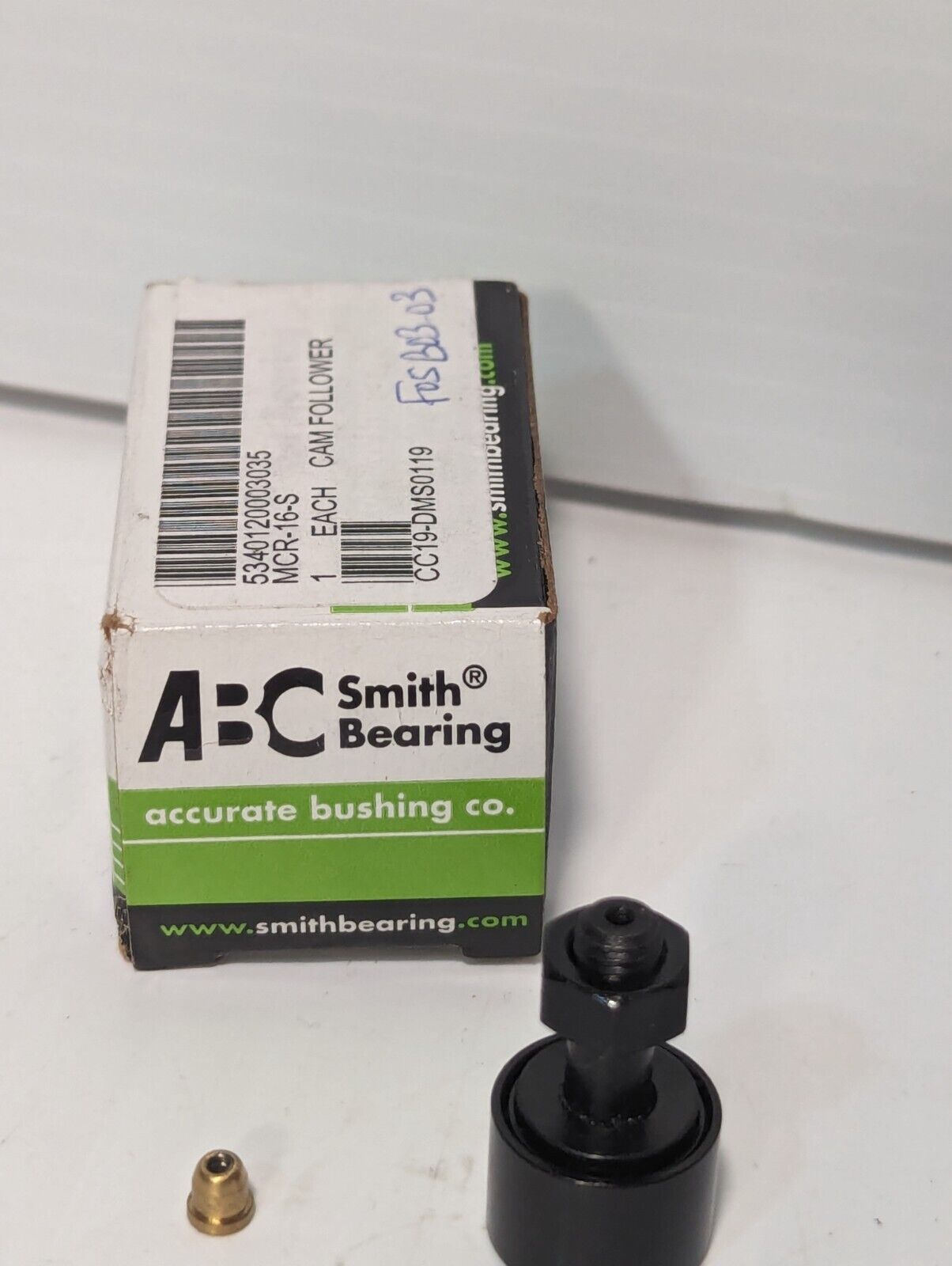 ABC Smith Bearing MCR-16-S Cam Follower - Free Shipping