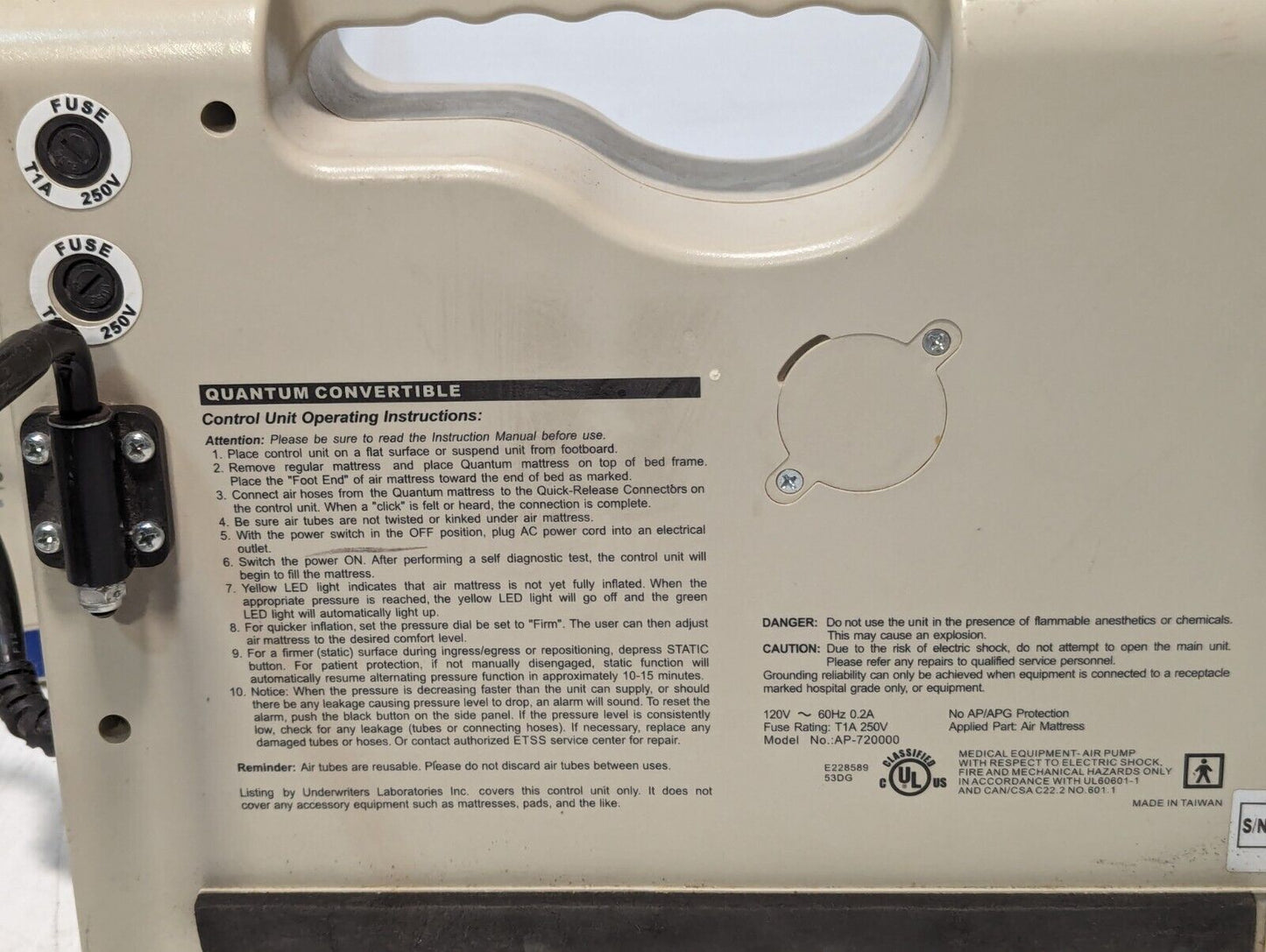 Lot of 4 AccuMax CU2 Quantum Convertible Pressure Relief Control Unit-Free Ship