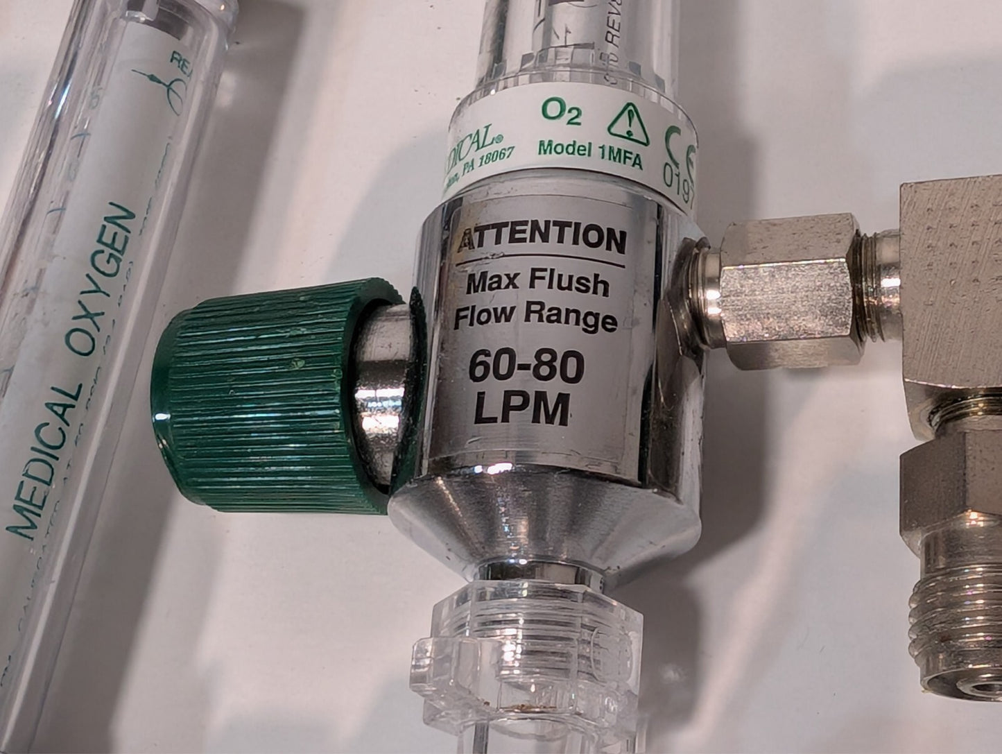 (53) Amvex and Precision Medical 1MFA Oxygen Flowmeters, 0473 0197, 60-80 90 LPM