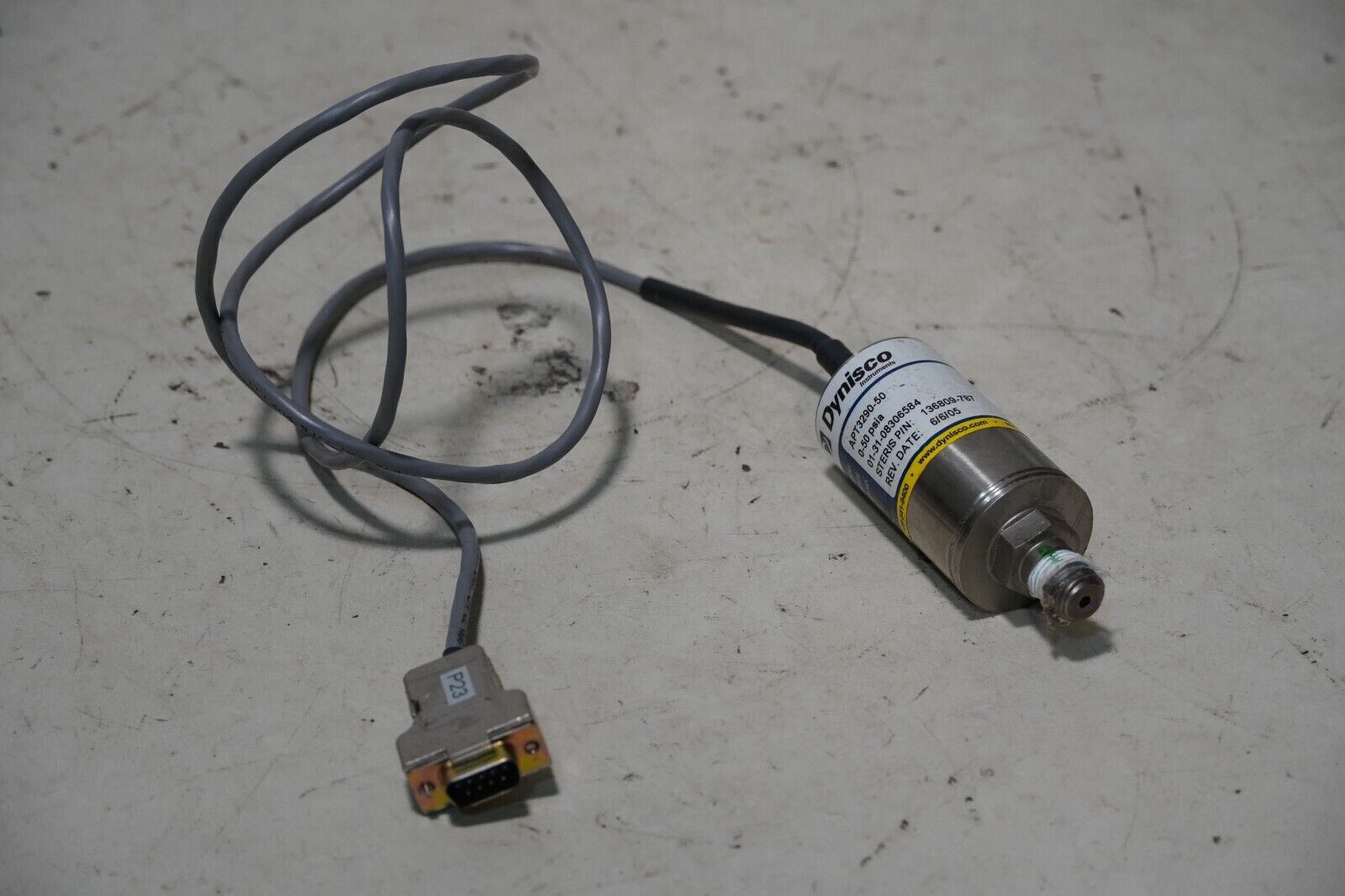 Steris P136809787 Chamber Pressure Transducer with Harness 0-50psia