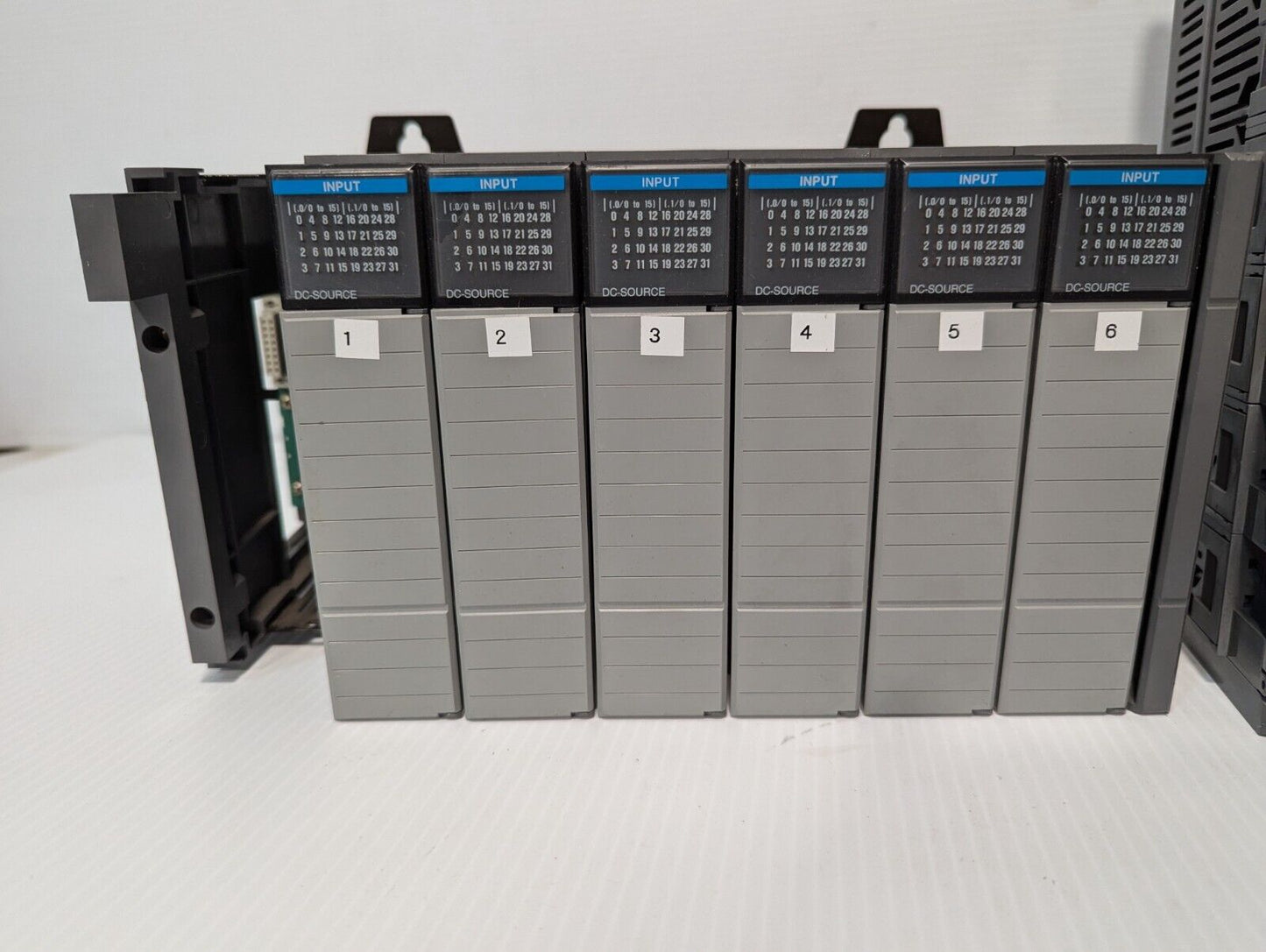Allen-Bradley 1746-A7 7-slot rack with 6 1746-IV32 input modules - Free Shipping