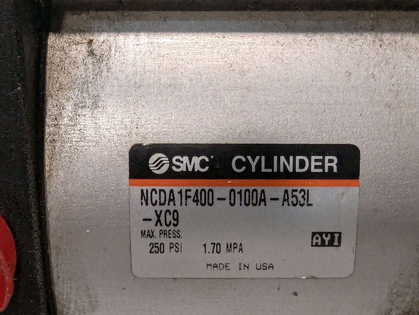 SMC NCDA1F400-0100A-A53L-XC9 Tie Rod Cylinder - Free Shipping