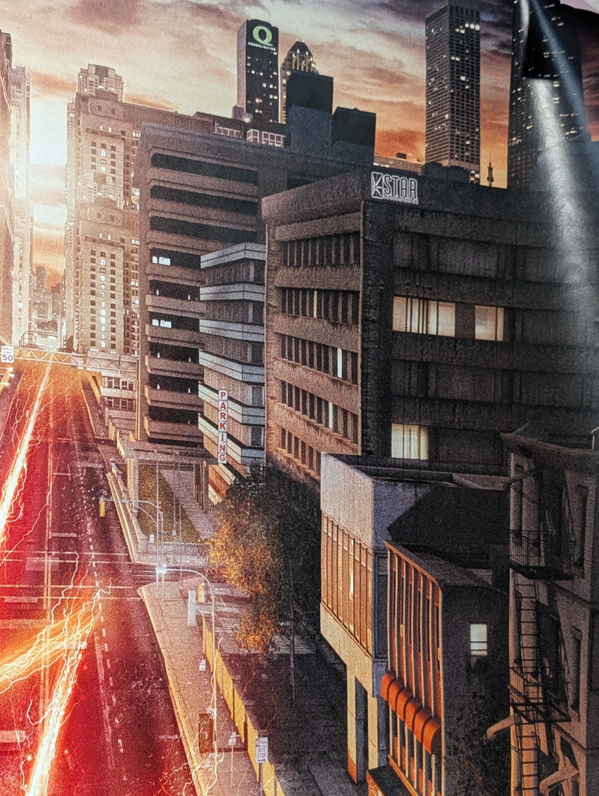 The CW Flash Television Series 2014 Bus Stop Ad Poster DC Comics Memorabilia