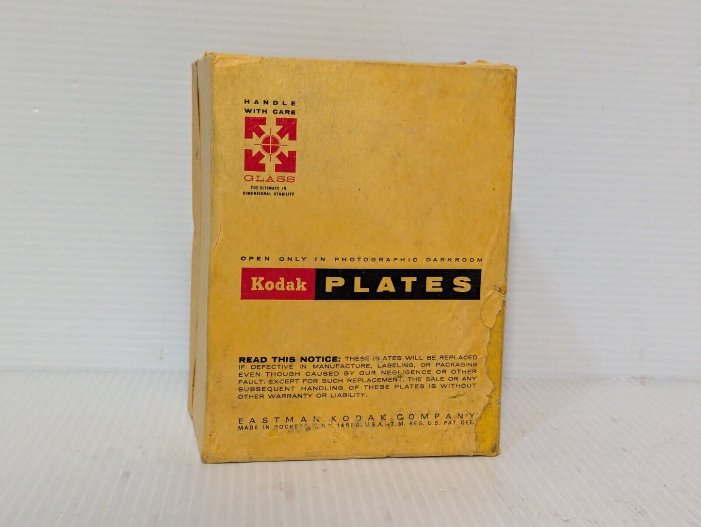 Vintage Kodak Glass Electron Image Plates Exp. 1973