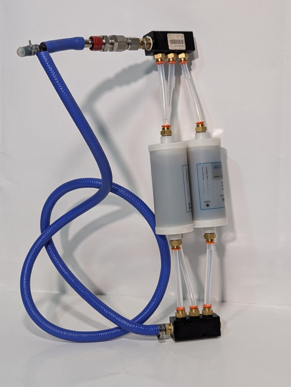 Water Purifier Assembly: 3 Dynalene IC-093-06 w/ Polyconn PCM20-250-03B Manifold