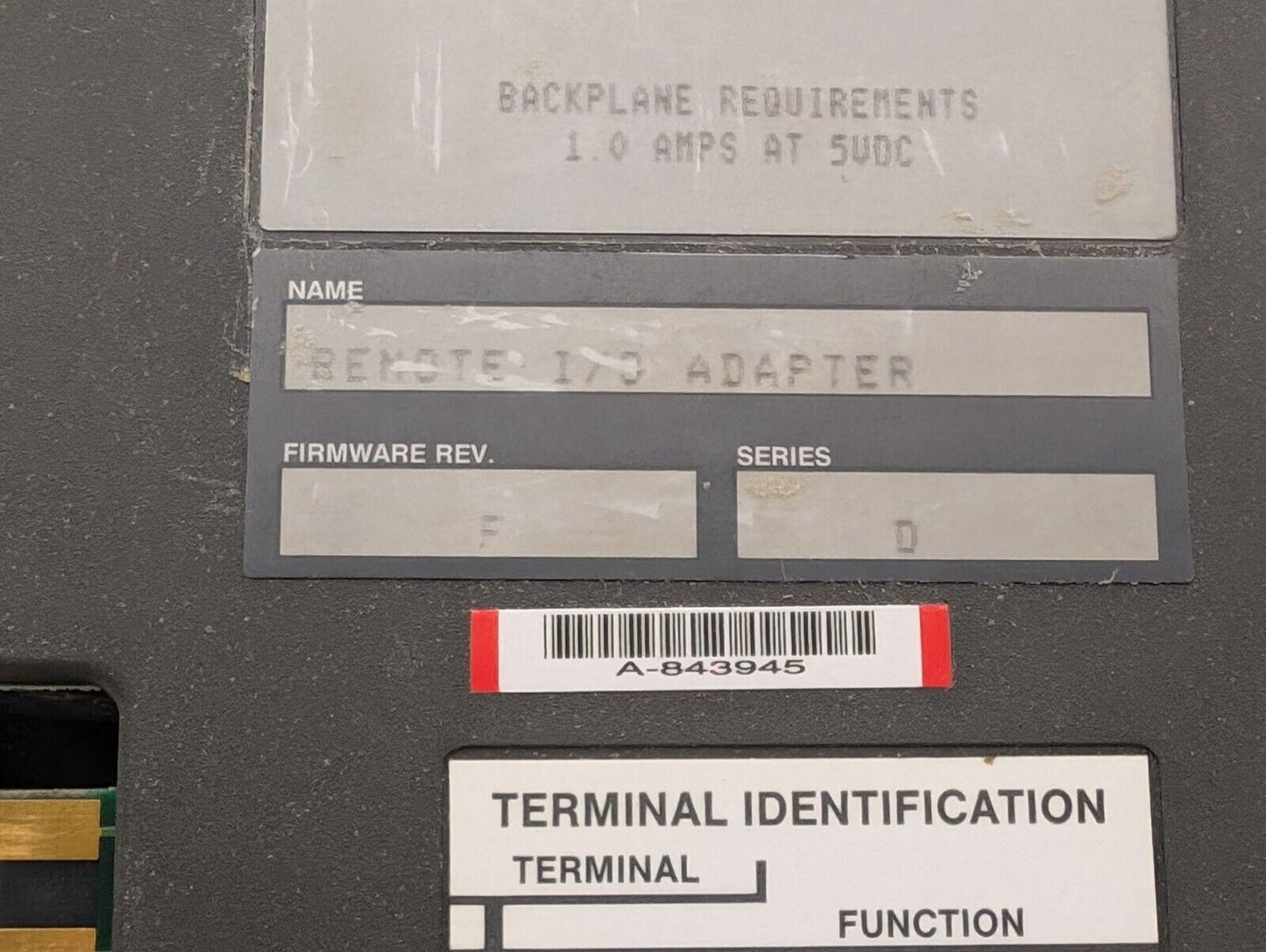 Allen Bradley 1771-ASB/D Remote Input / Output Adapter Module