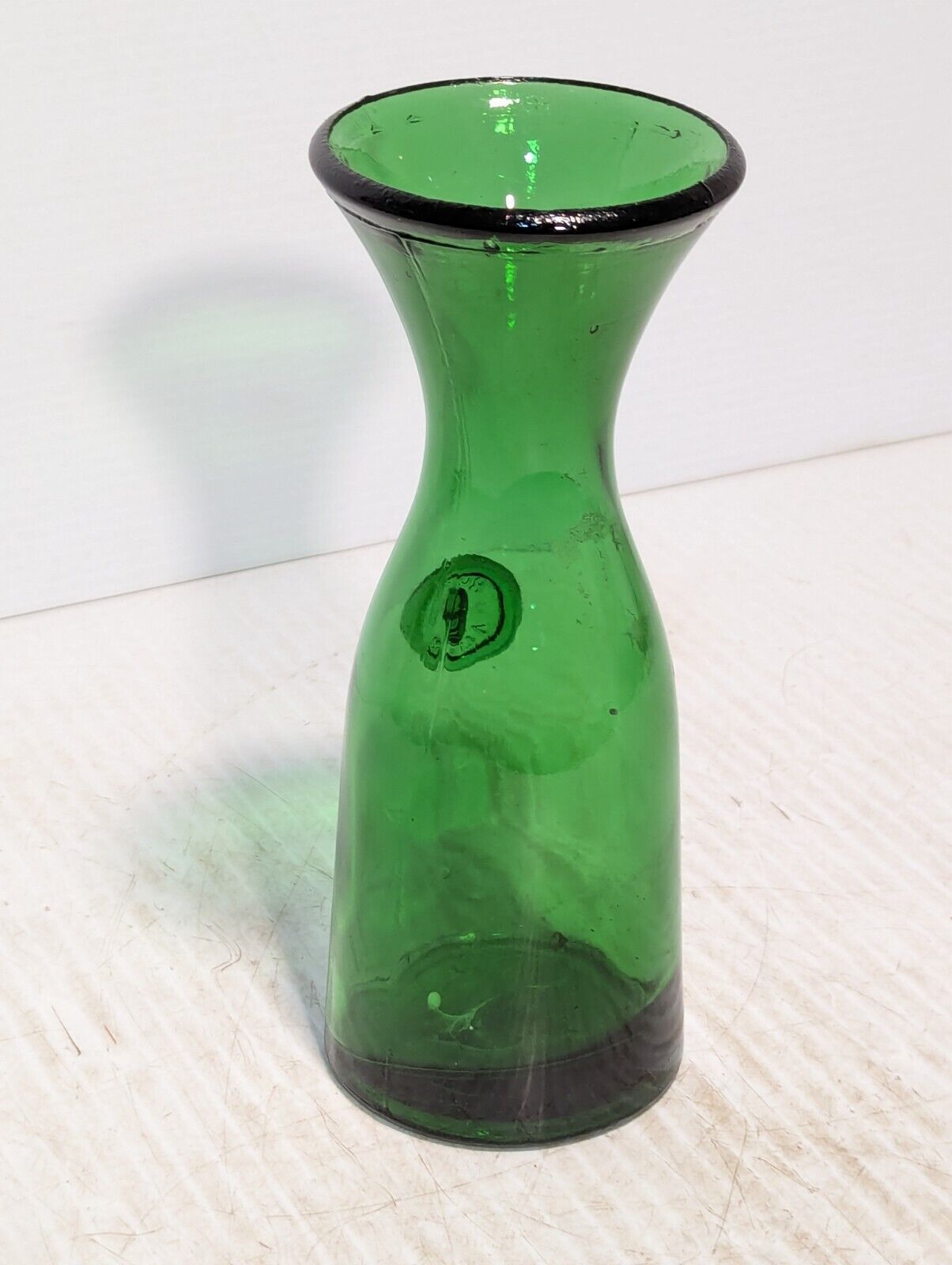Vintage Roma 1 Liter Green Bottle Decanter/Carafe Made in Italy - Free Shipping