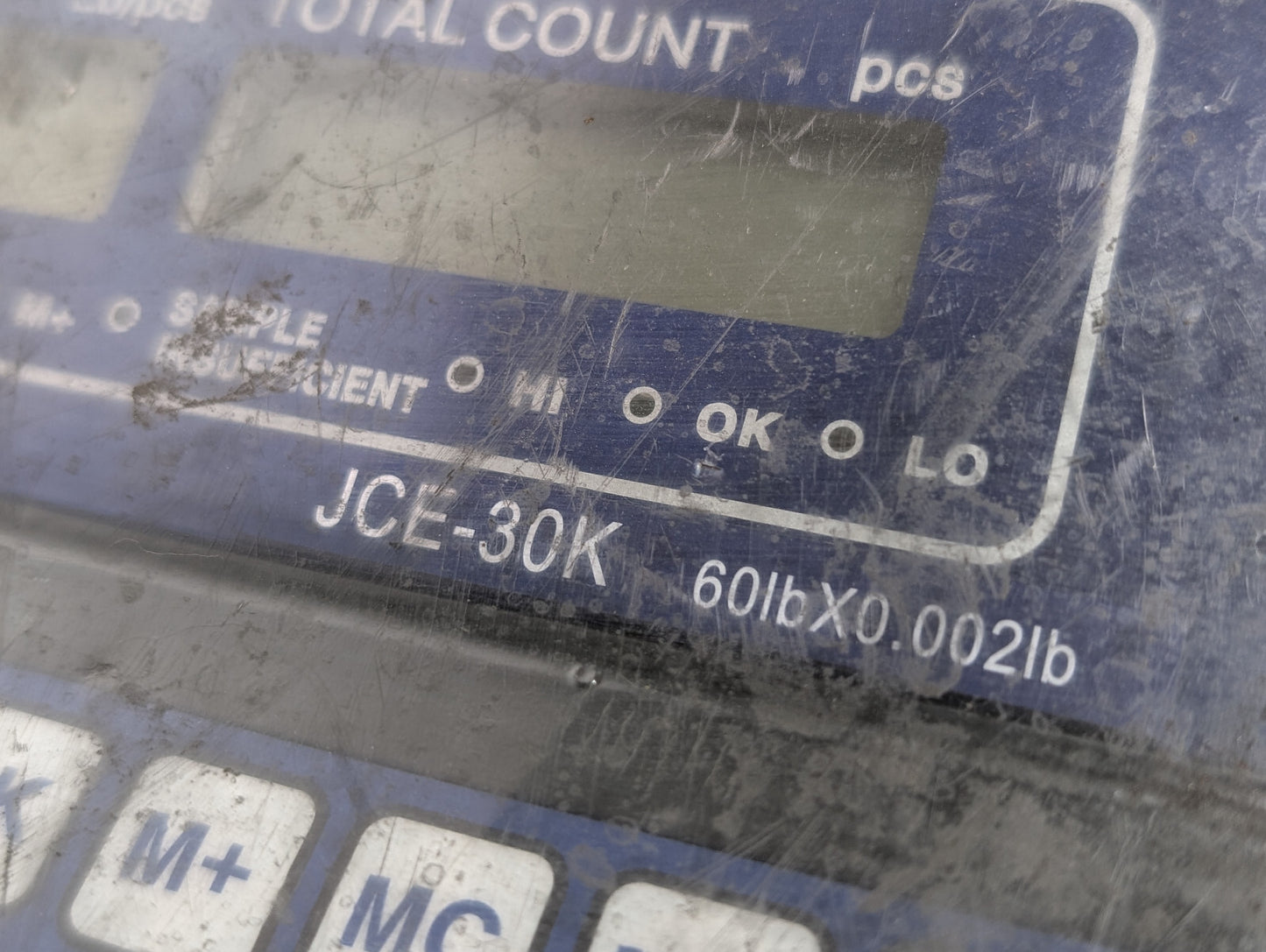 Uline JCE-30K Counting Scale, Plug, 60lbx0.002lb, Working
