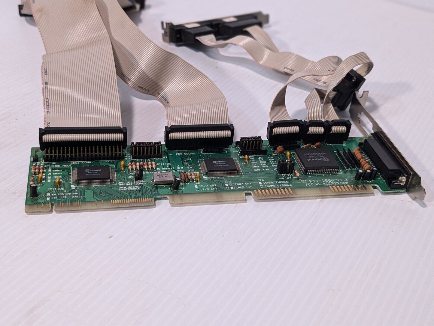 Winbond VLB dual IDE FDD Serial I/O controller Vesa Local Bus PTI-255W V1.2