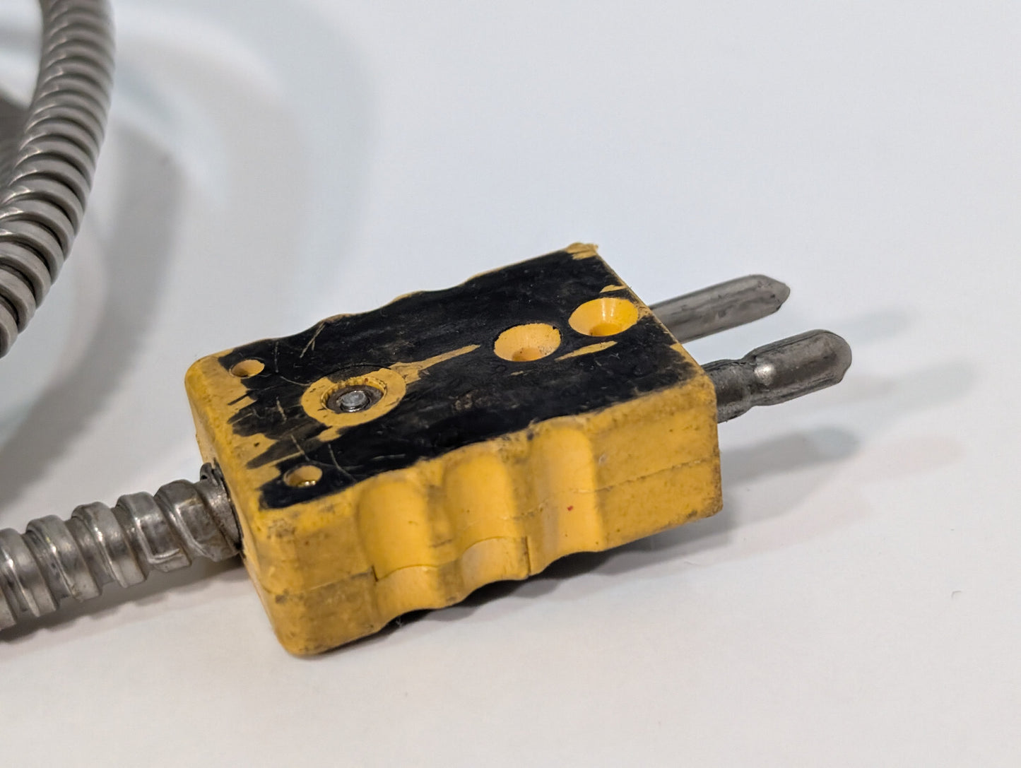 Unbranded Heavy Duty Thermocouple Armored Stainless Steel Cable, As Shown