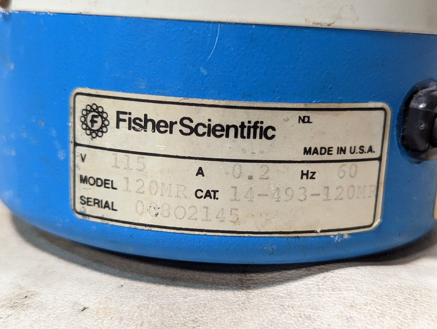 Fisher Scientific Thermix Stirrer model 120MR, 115VAC, 14-493-120MR, 0.2A, 60Hz