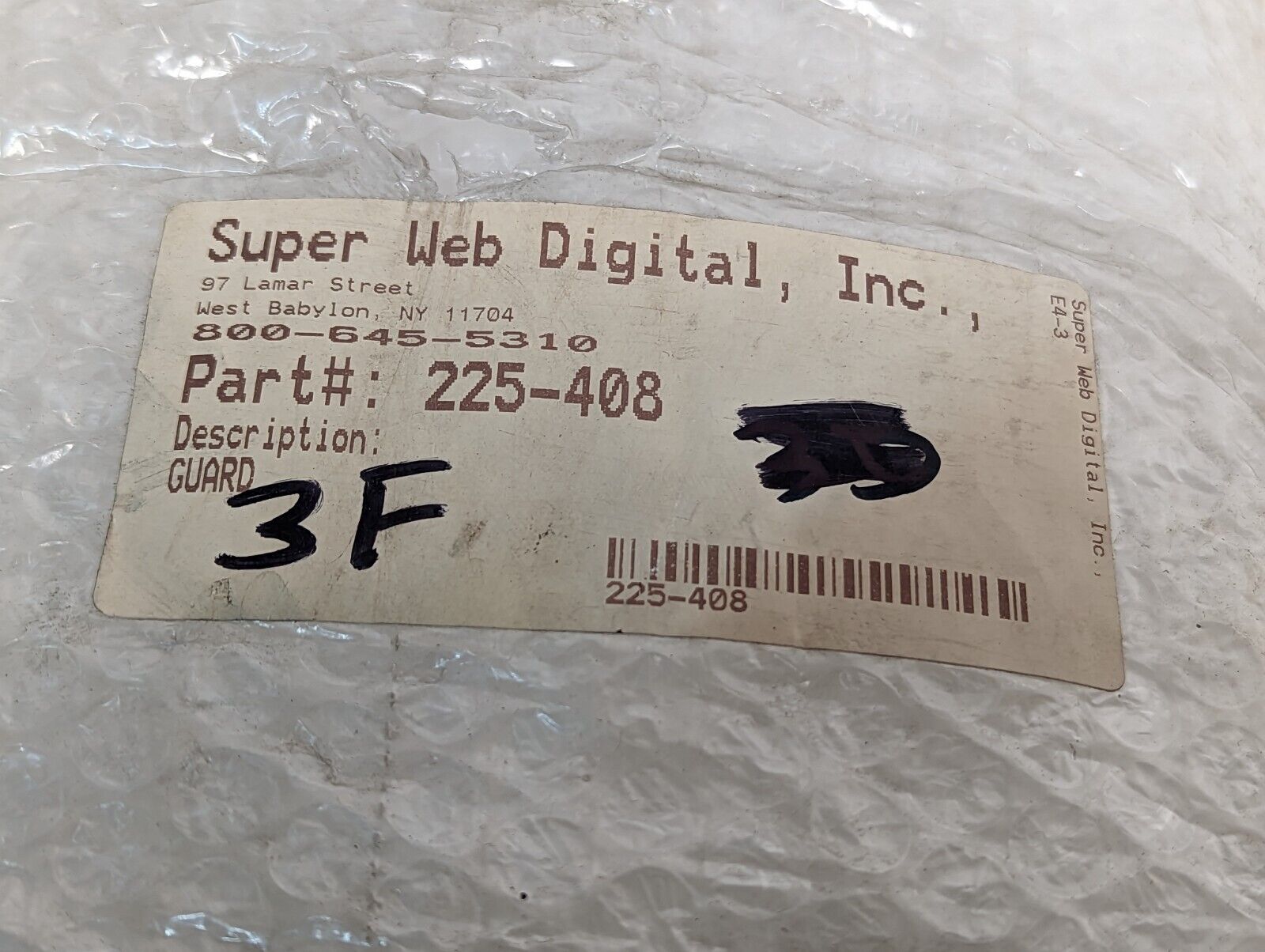 Super Web Digital 225-408 guard