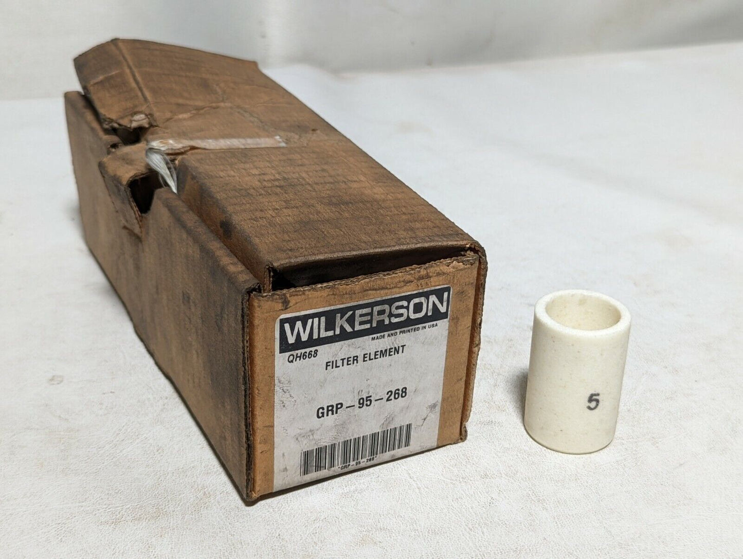 Lot of 7 Wilkerson GRP-95-268 filter elements, 5 micron