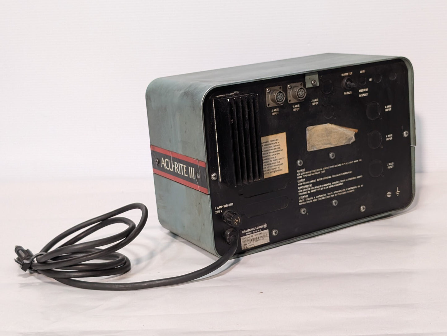 Acu-Rite III DRO PN 387-5974000 Digital Readout System With 2 Scales PARTS ONLY
